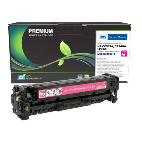 MSE Remanufactured Magenta Toner Cartridge for HP CC533A (HP 304A)