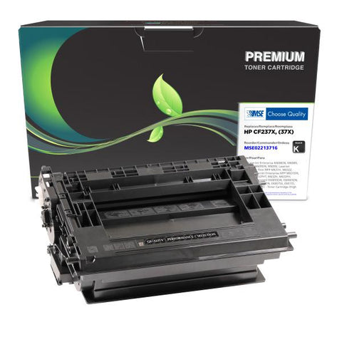 MSE Remanufactured High Yield Toner Cartridge for HP CF237X (HP 37X)