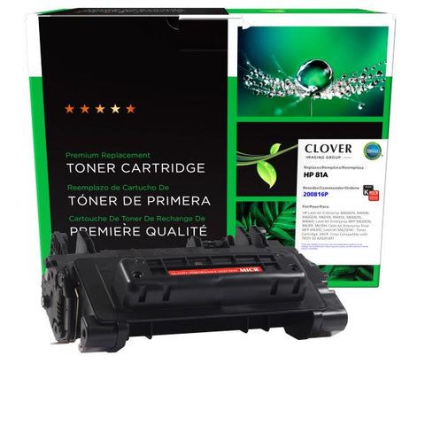 Clover Technologies Group, LLC Remanufactured MICR Toner Cartridge (Alternative for HP CF281A 81A) (10500 Yield)
