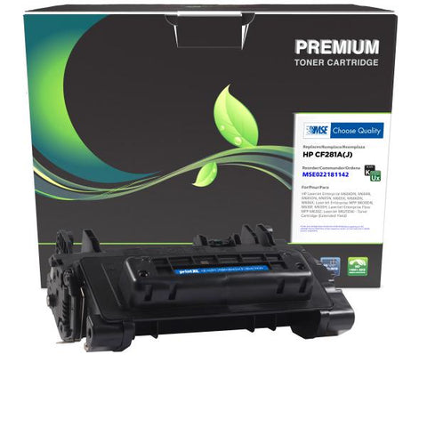 MSE Remanufactured Extended Yield Toner Cartridge for HP CF281A (HP 81A)