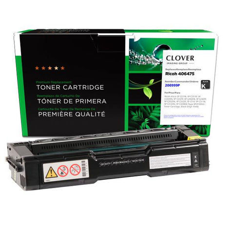 Clover Technologies Group, LLC High Yield Black Toner Cartridge for Ricoh 406475