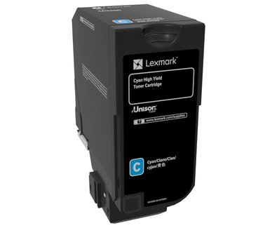 Lexmark High Yield Cyan Toner Cartridge (16000 Yield)
