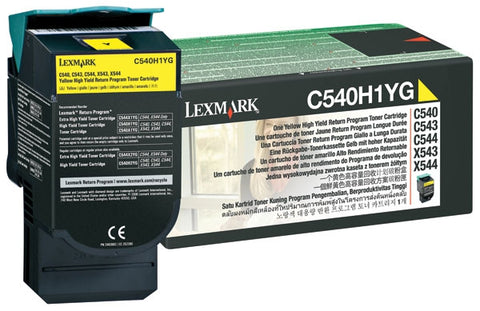 Lexmark High Yield Yellow Return Program Toner Cartridge (2000 Yield)