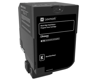 Lexmark High Yield Black Return Program Toner Cartridge (25000 Yield)