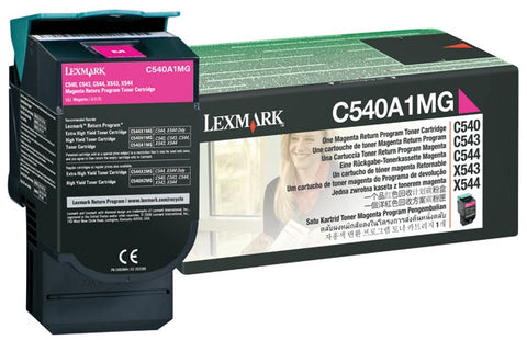 Lexmark Magenta Return Program Toner Cartridge (1000 Yield)