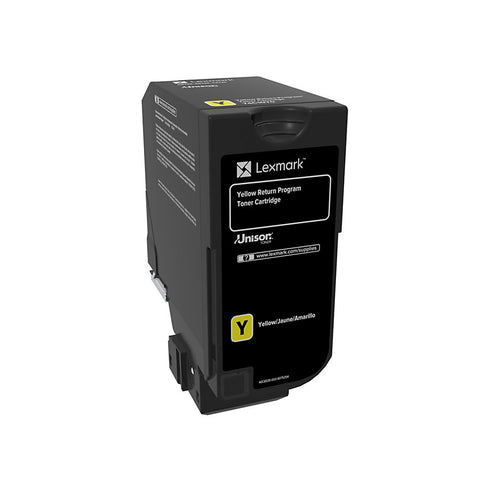 Lexmark Yellow Return Program Toner Cartridge (3000 Yield)